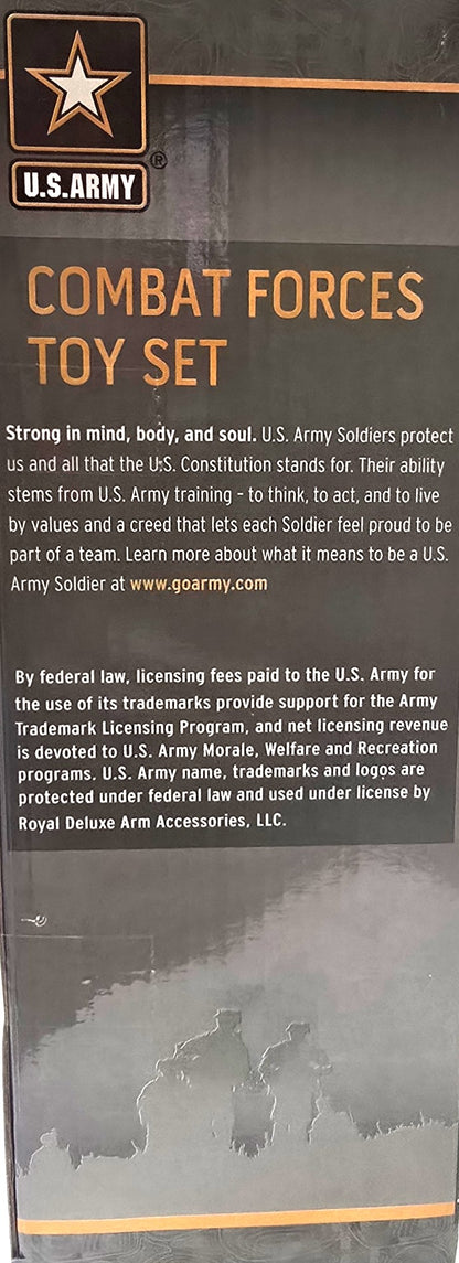 US Army Combat Forces Toy Set with Helicopter, Jet, Submarine and Soldier 5+