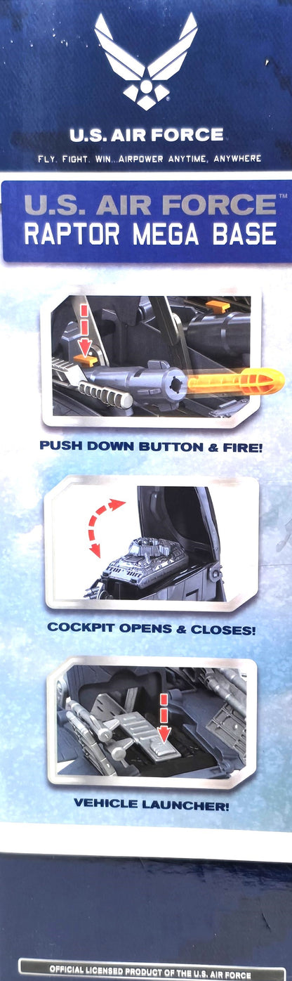 US Air Force Raptor Mega Base Transform from Aircraft to Mega Base 3+