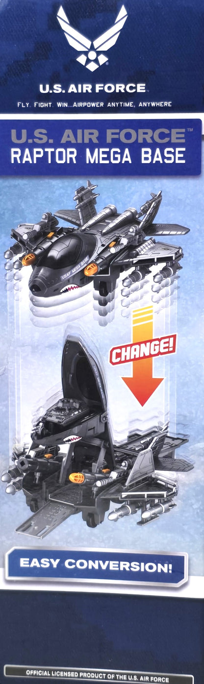 US Air Force Raptor Mega Base Transform from Aircraft to Mega Base 3+