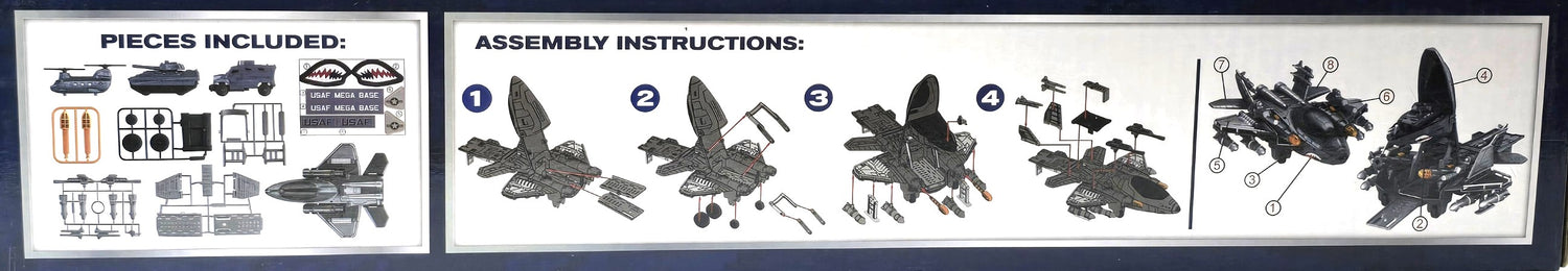 US Air Force Raptor Mega Base Transform from Aircraft to Mega Base 3+