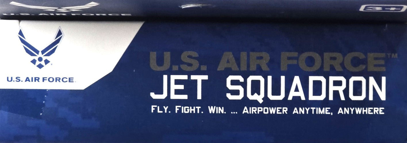 United Sates Air Force 4-Pack Toy Jet Squadron Die Cast Airplanes, Pull Back Military Fighter Jets, Diecast Air Plane Models