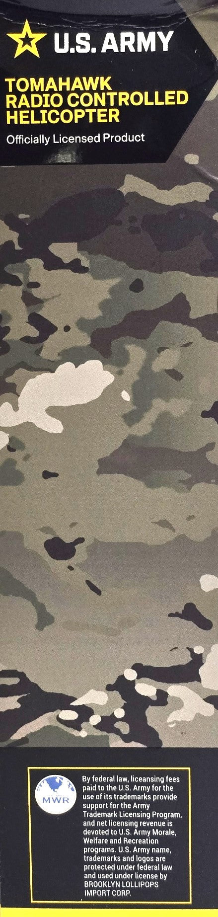 US Army Remote Control Tomahawk Helicopter Toy, Flying Radio Controlled Military Combat Copter Model, RC Planes 8+