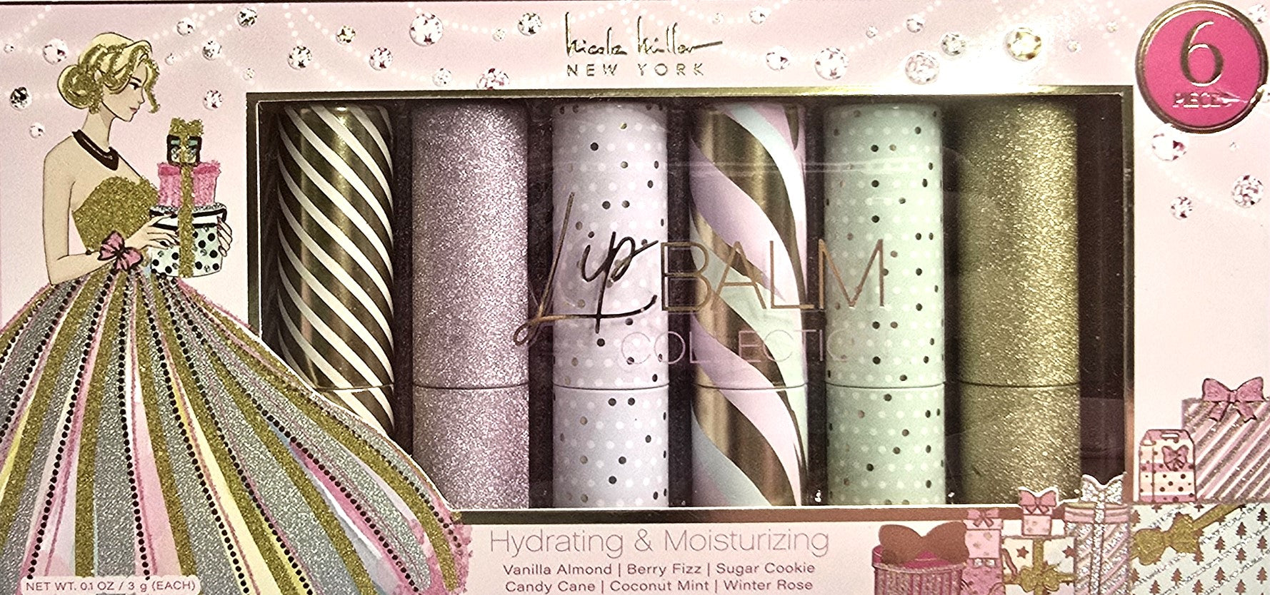 Nicole Miller Lady in Halo and Gold Collection