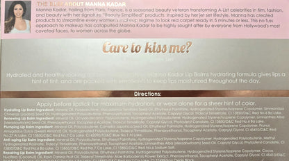 Manna Kadar Care to Kiss me? Lip Balm Set 1.44 fl oz