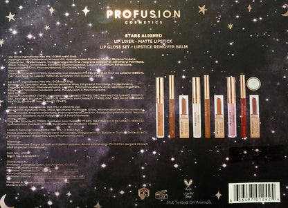 PROFUSION Stars Aligned Lip Liner Matte Lipstick Gloss Set