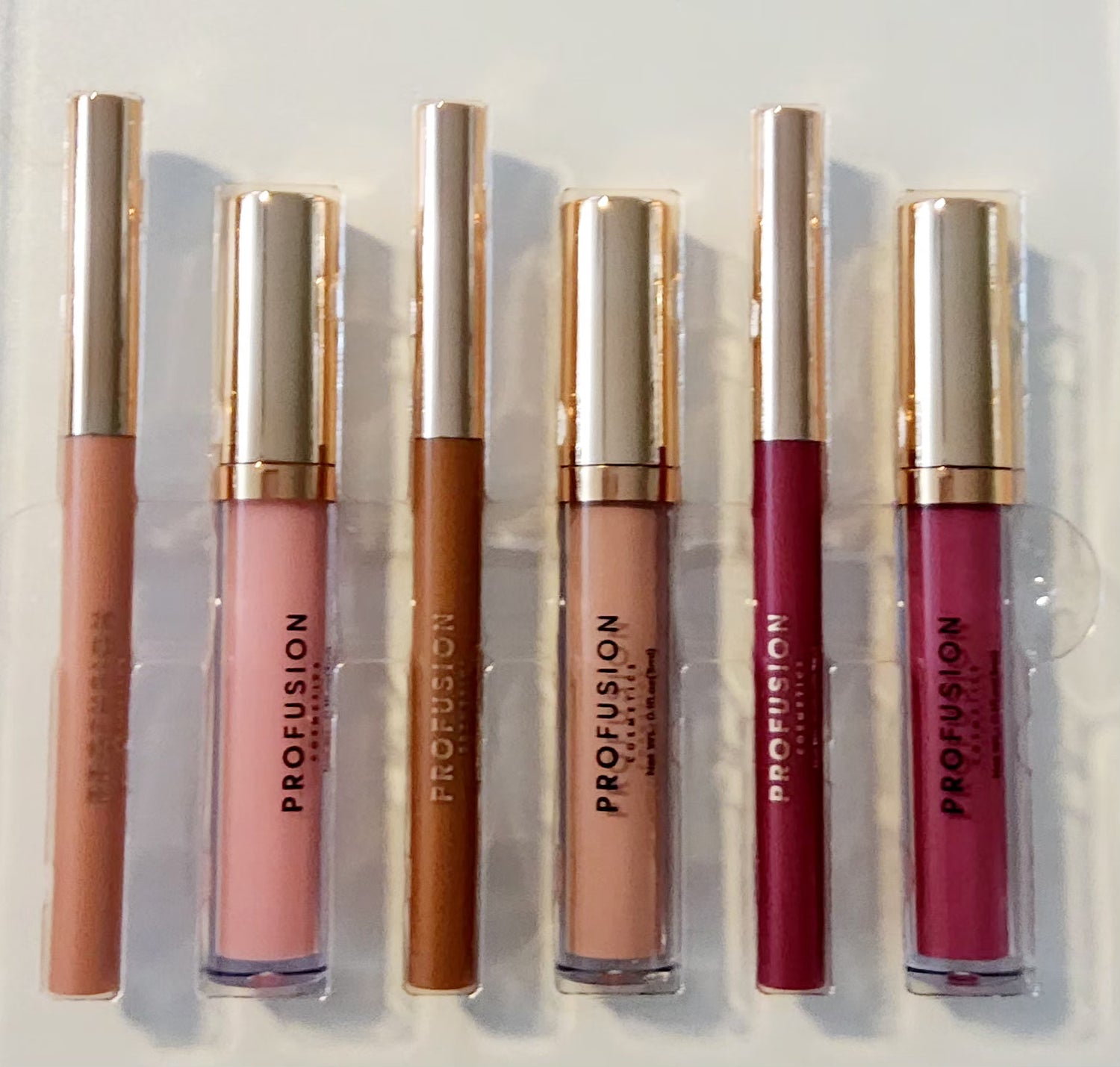 PROFUSION Lip Vault 6 pcs Lip Gloss and Lip Liner