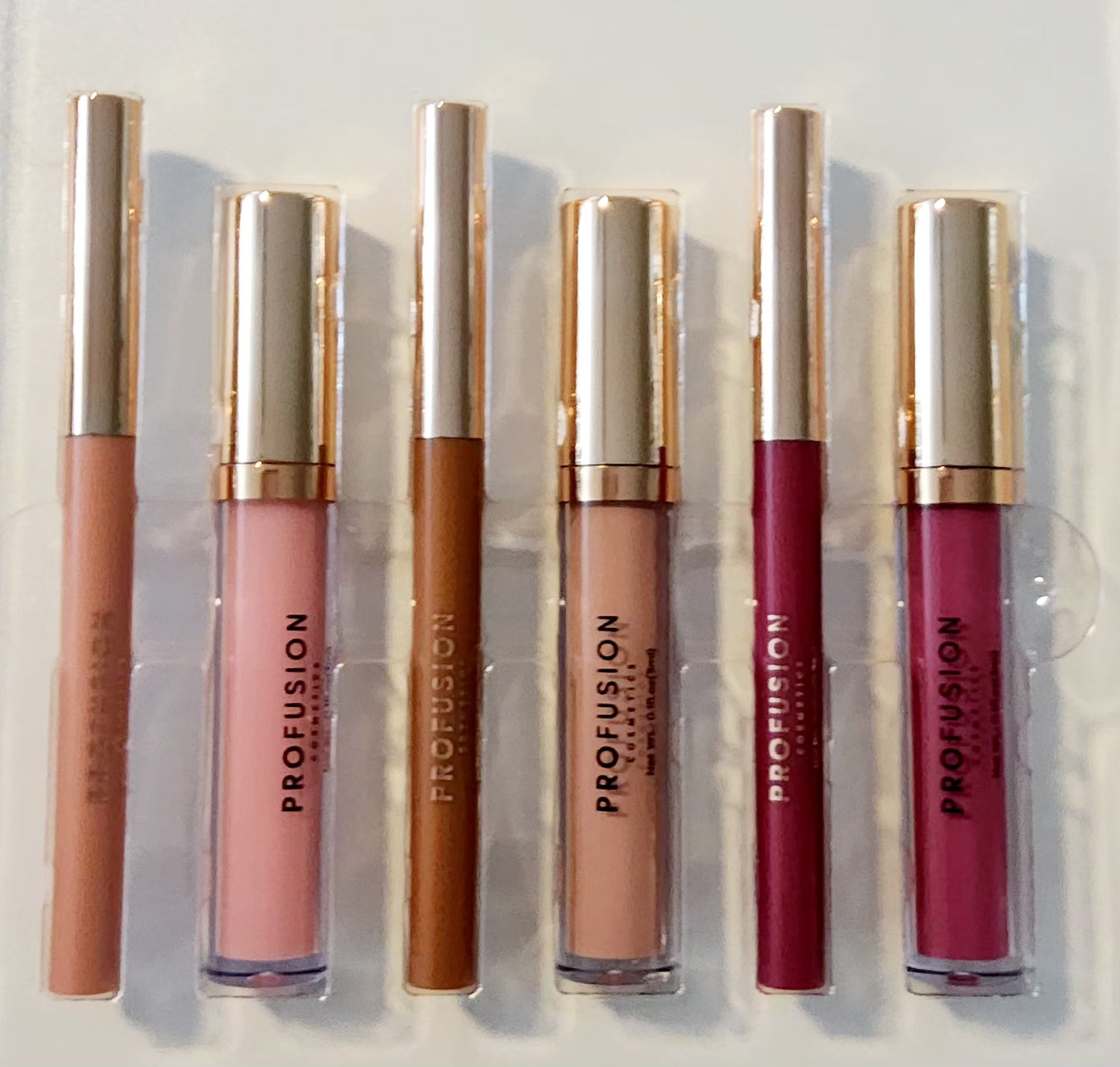 PROFUSION Lip Vault 6 pcs Lip Gloss and Lip Liner