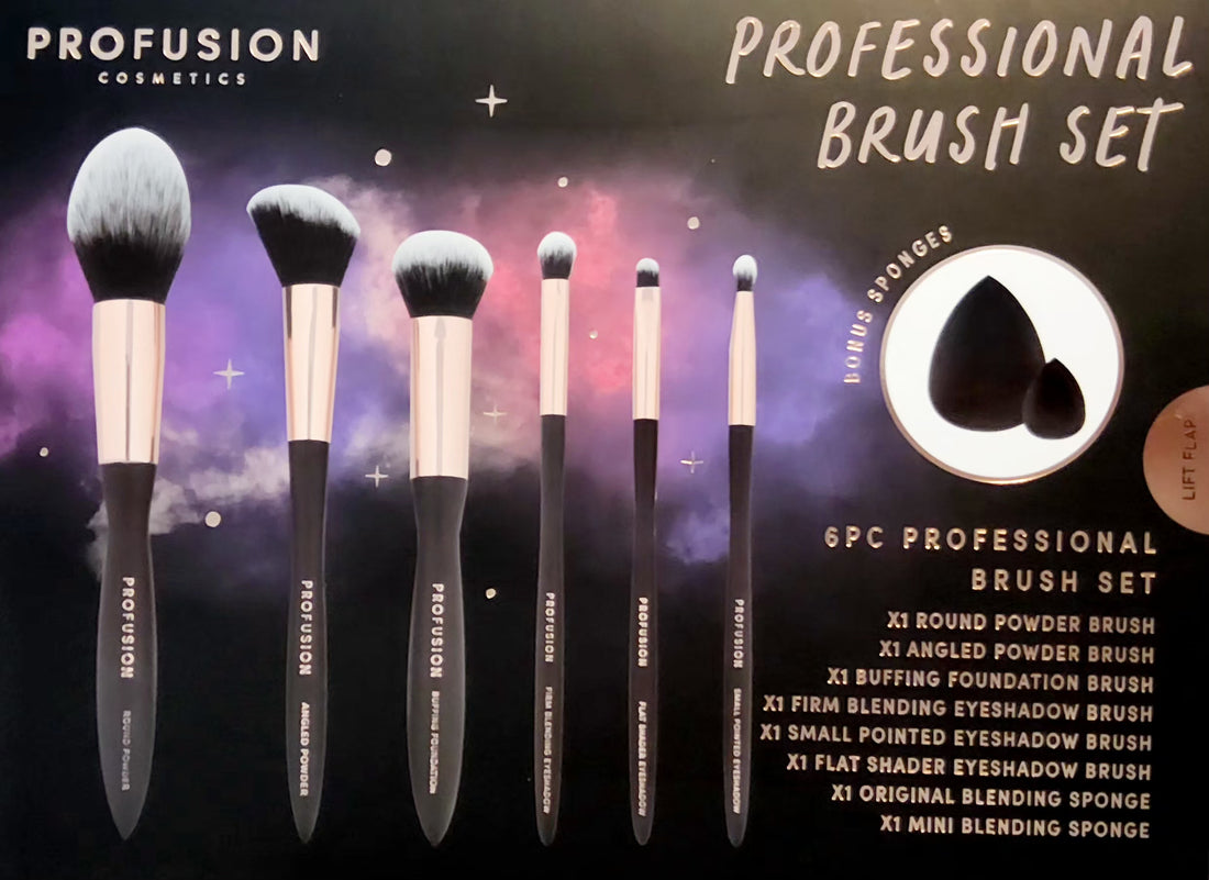 PROFUSION 6 pcs Professional Brush Set