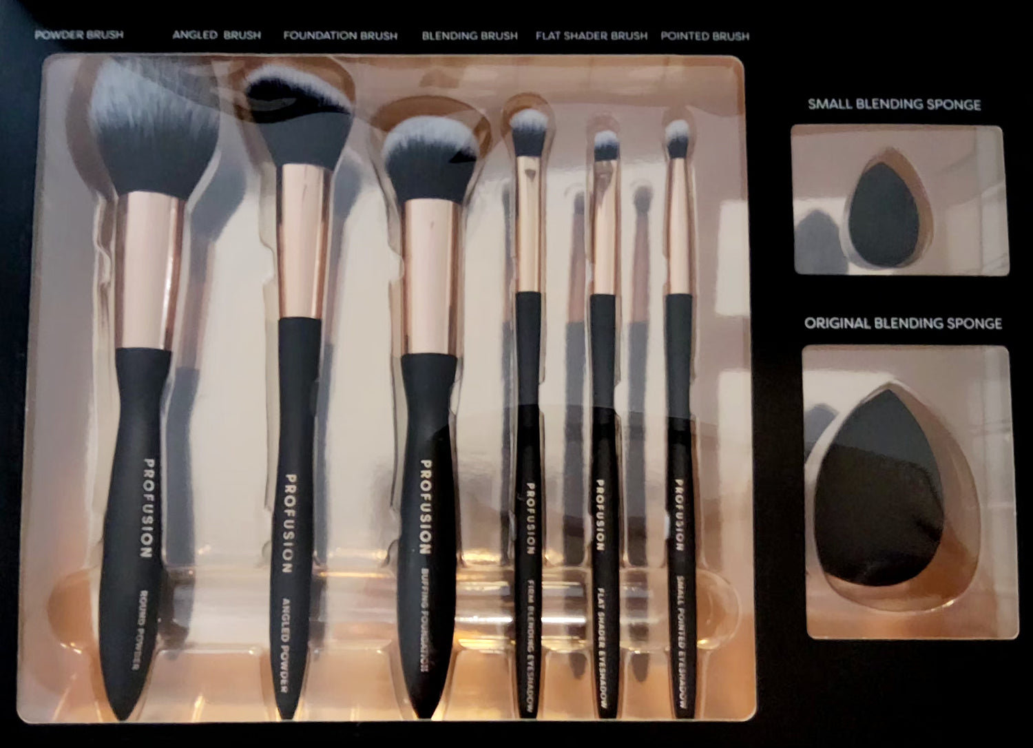 PROFUSION 6 pcs Professional Brush Set