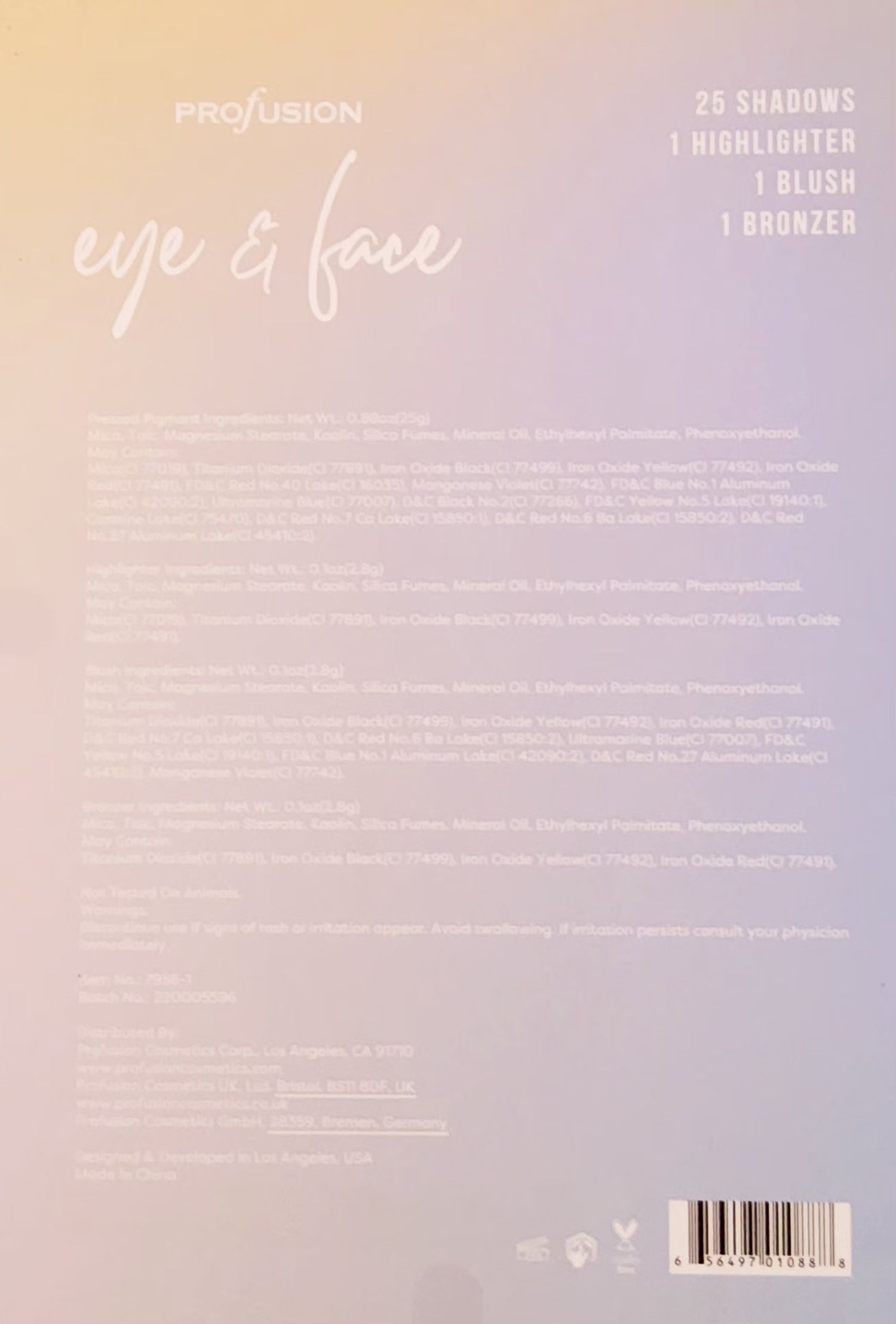 PROFUSION 6 Eye and Face Beauty Books1