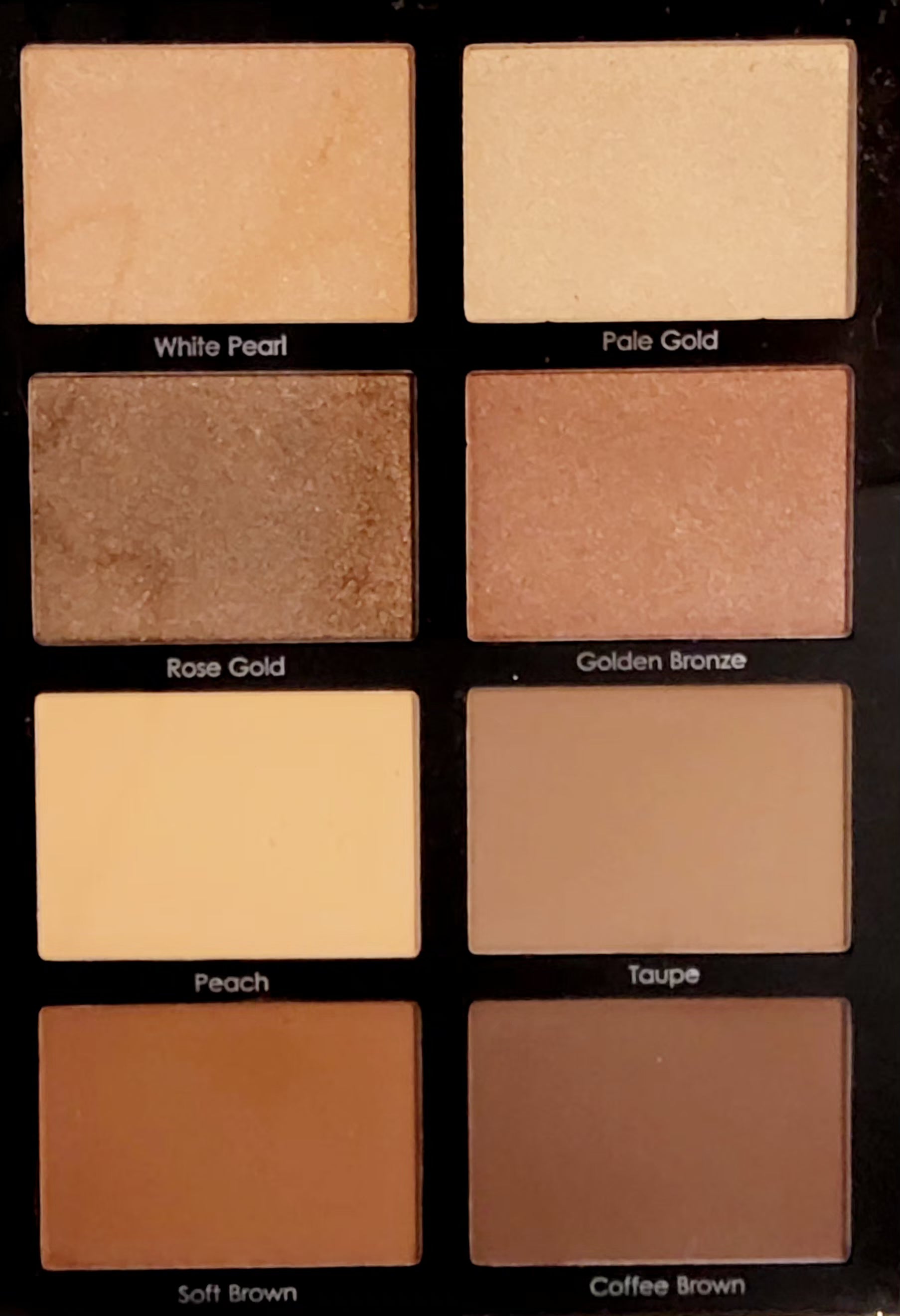 PROFUSION Bronzer &amp; Highlighter Book with 2 Brushes and a Mirror