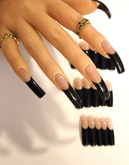 XL Square Curved Nail Set in Multiple Colors 20-24 pieces (A001 - A002)