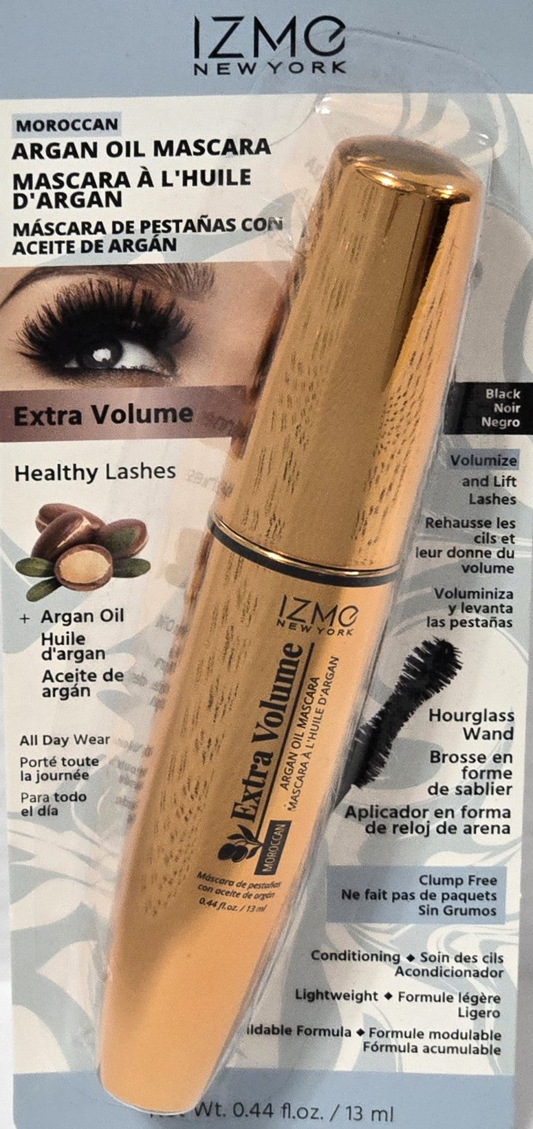IZME New York Argan Oil Mascara Extra Volume 13 ml, Black