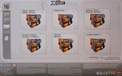 Zuru Xshot SKINS Sonic the Hedgehog 12x
