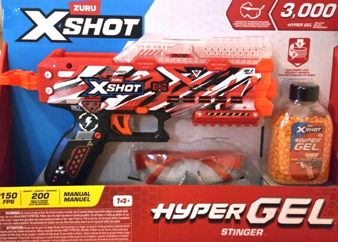 ZURU Xshot Hyper Gel Stinger 3000x 14x