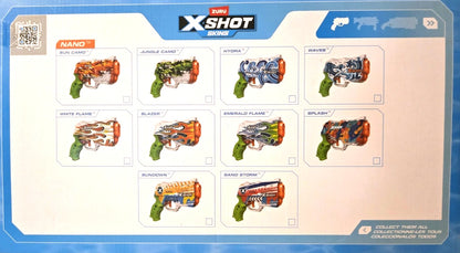 ZURU Xshot Fast-Fill Nano Skins 4 piece