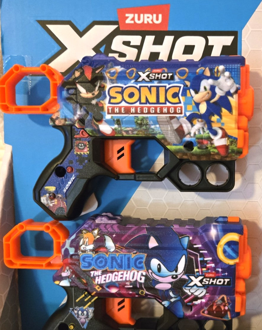 Zuru Xshot Sonic the Hedgehog 4 Piece 24x