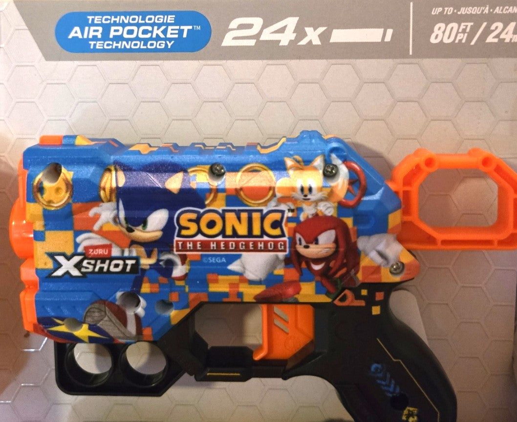 Zuru Xshot Sonic the Hedgehog 4 Piece 24x