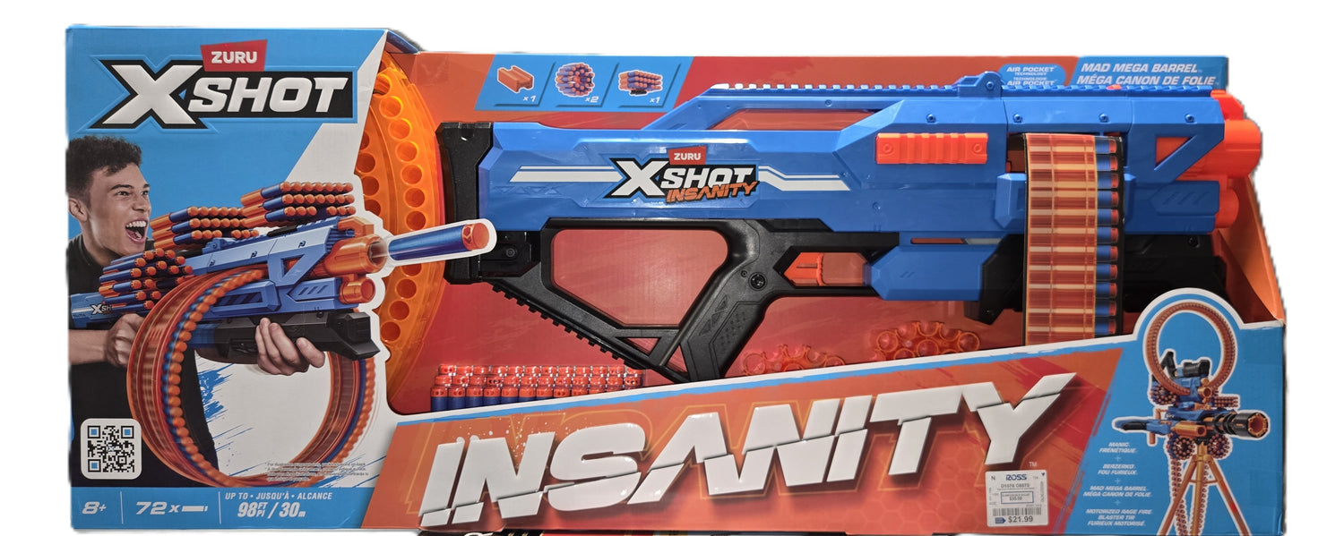 ZURU Xshot Insanity Collection