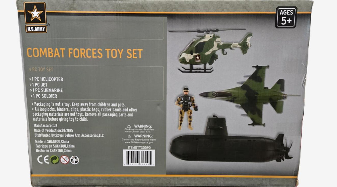 U.S. Army Combat Forces Toy Set, 4 Piece