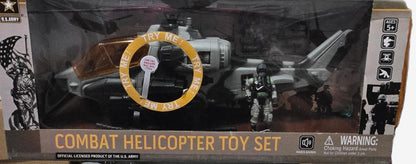 3 PC U.S. Army Combat Helicopter Toy Set