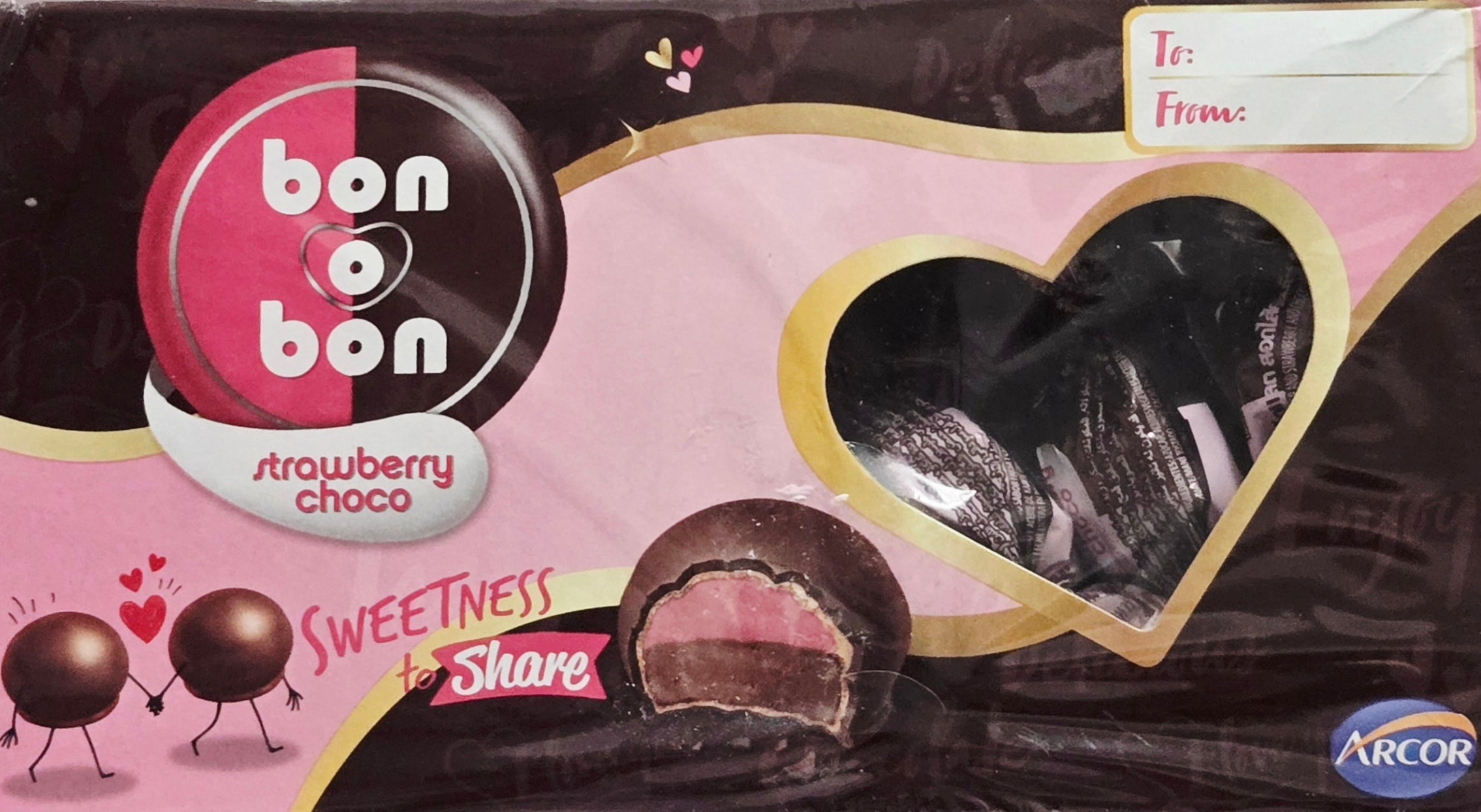 Bon o Bon Chocolate and White Chocolate Covered Truffle, 5.29 oz &amp; 9.52oz