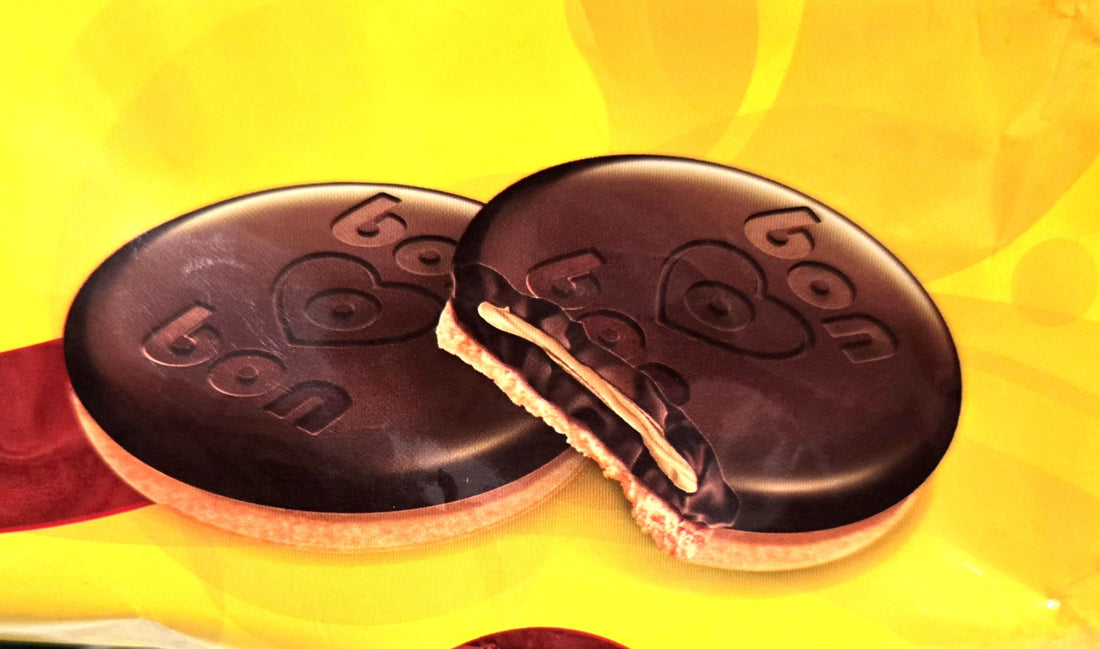 Bon o Bon Sweet Cookies filled with Peanut Paste