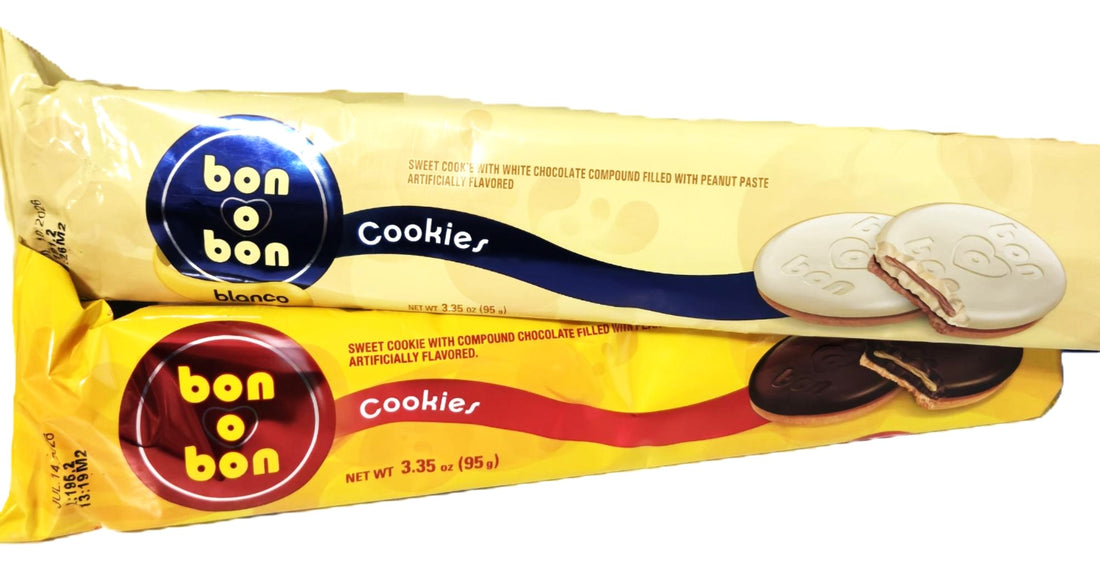 Bon o Bon Sweet Cookies filled with Peanut Paste