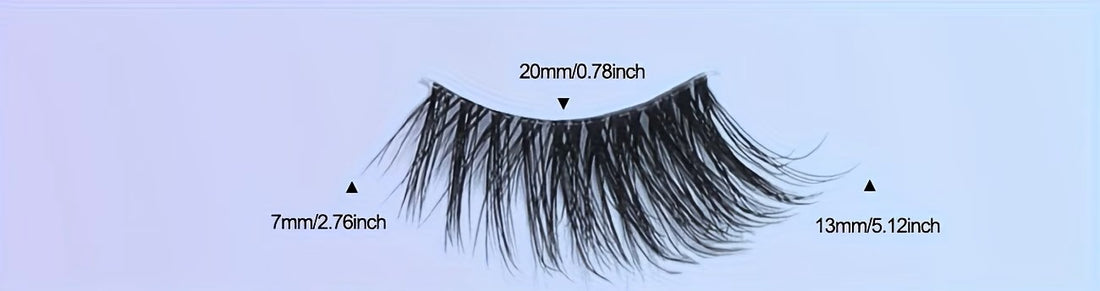 Soft 3D Half Eyelashes Band Cat Eye False Eyelashes Short Natural Makeup Kit (HS 10D A05)