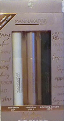 Manna Kadar Lash Maven lash serum, primer and black volumizing mascara set