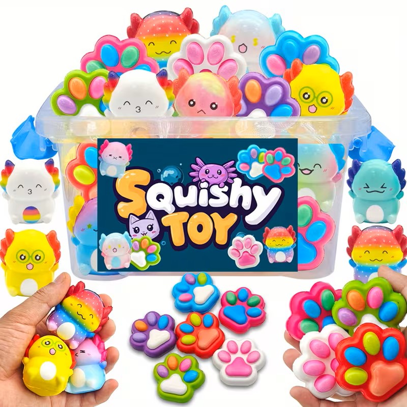 Squishy Toys Random Styles (3 random pieces)