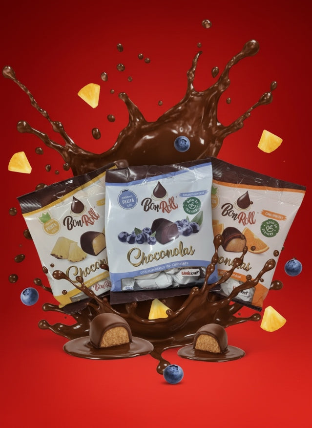 Bon Roll Choconolas Covered Fruits 2.82oz/80g Bag