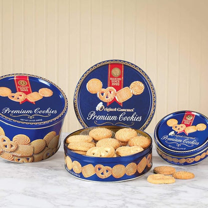 Original Gourmet Premium Cookies 12 oz Decorative Container