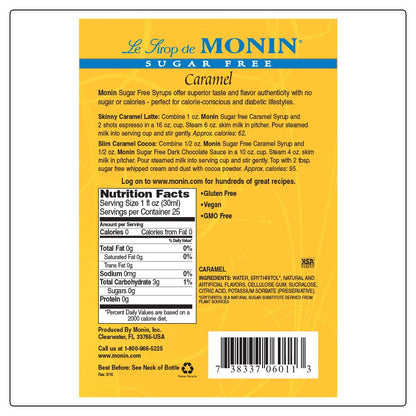 Sugar Free Caramel Syrup, 750ml