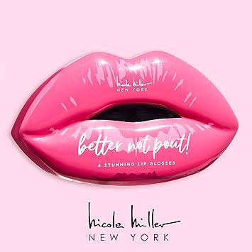 Nicole Miller Lip Gloss Collection Shimmery Glosses Pink