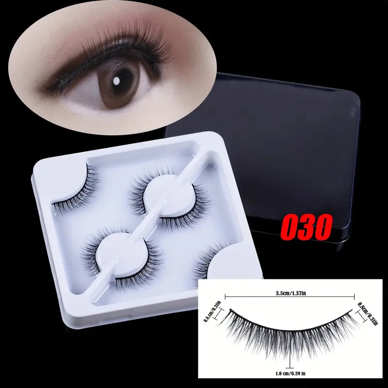 Natural Fluffy 6D Faux Mink