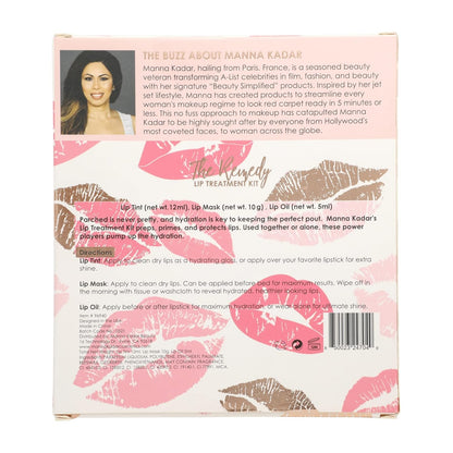 Manna Kadar Cosmetics The Remedy - Lip Tint, Lip Mask, Lip Oil