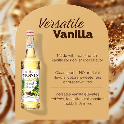 Monin - French Vanilla Syrup Versatile Flavor 750ml