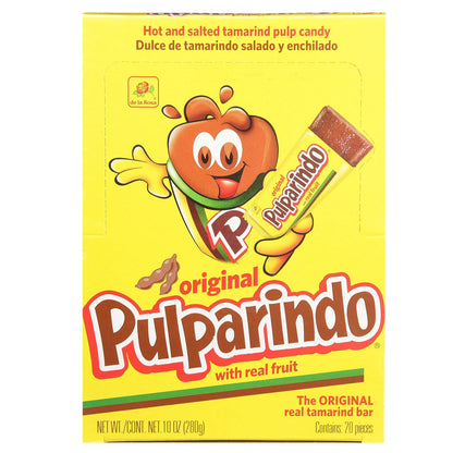 Pulparindo Tamarind Mexican Candy De la Rosa - Original Flavor - One 10 oz (280g