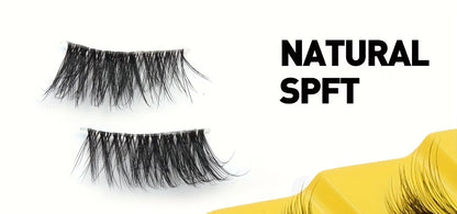Soft 3D Half Eyelashes Band Cat Eye False Eyelashes Short Natural Makeup Kit (HS 10D A05)