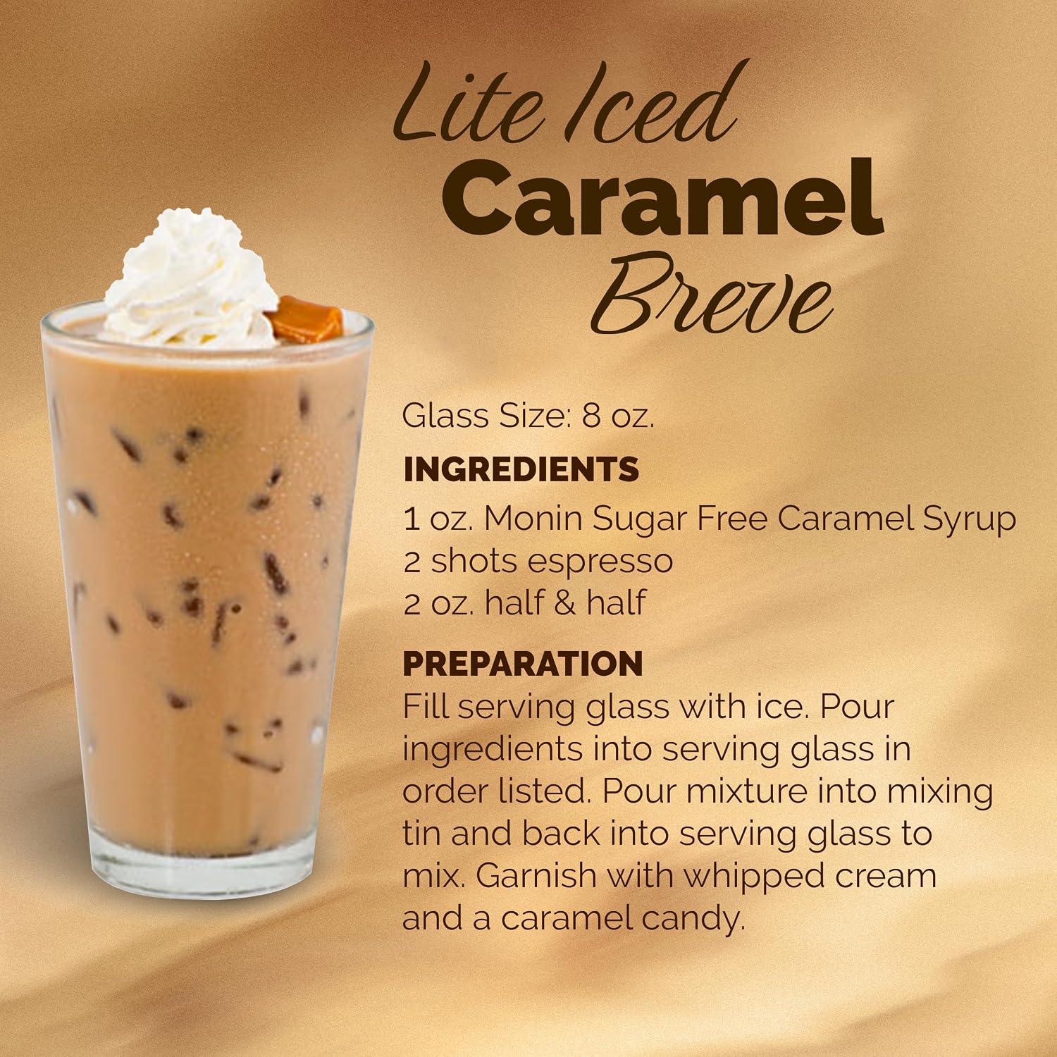Sugar Free Caramel Syrup, 750ml