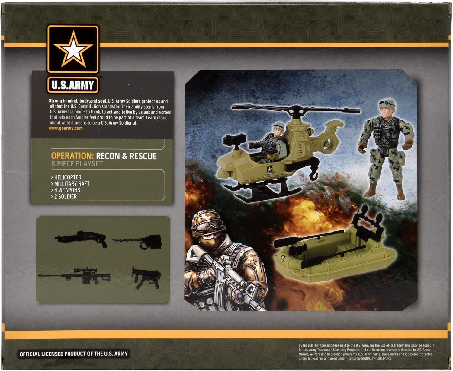 US Army Operation Recon and Rescue 8 Piece Set