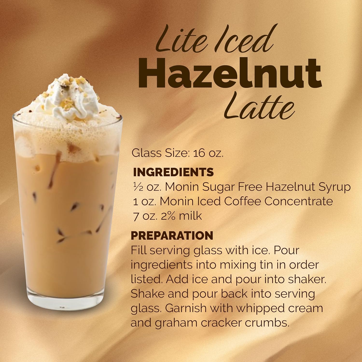 Sugar Free Hazelnut Syrup 750ml