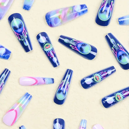 Blue Starry Sky Press-ons