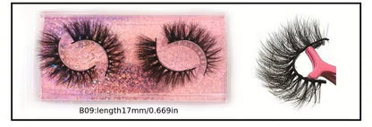 3D Faux Mink Lashes Soft &amp; Reusable, Natural &amp; Dramatic Looks, Eyelashes 10 Styles