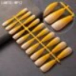 Long Coffin Ombre Press-ons