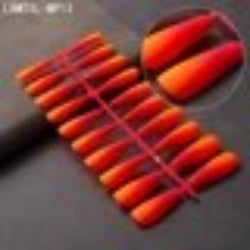 Long Coffin Ombre Press-ons