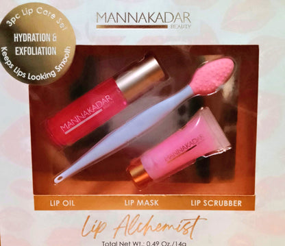 Manna Kadar Lip Alchemist Lip Oil, Mask and Scrubber
