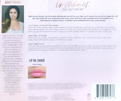 Manna Kadar Lip Alchemist Lip Oil, Mask and Scrubber