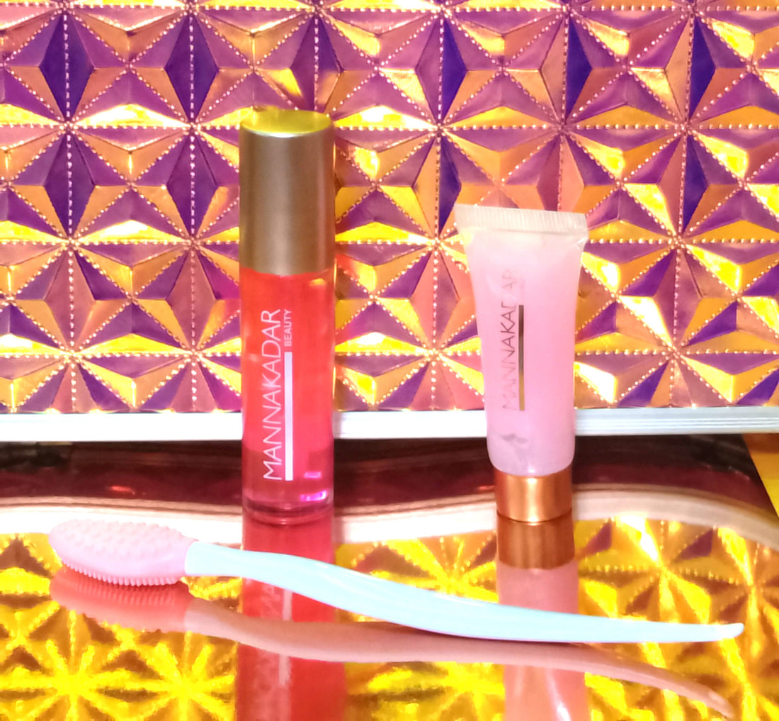 Manna Kadar Lip Alchemist Lip Oil, Mask and Scrubber
